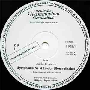Anton Bruckner ‧ Berliner Philharmoniker ‧ Eugen Jochum ‧ Chor Des Bayerischen Rundfunks - Symphonie Nr. 4 Es-dur (Romantische) download flac