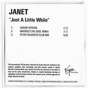 Janet - Just A Little While download flac