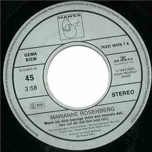 Marianne Rosenberg - Wenn Ich Dich Betrüge download flac