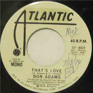 Don Adams  - That's Love download flac