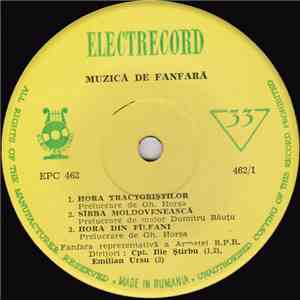 Fanfara reprezentativă a Armatei R.P.R. - Muzică De Fanfară download flac