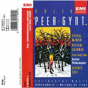 Grieg, Sylvia McNair, Petteri Salomaa, Ernst-Senff-Chor, Berliner Philharmoniker, Jeffrey Tate - Peer Gynt - Incidental Music download flac