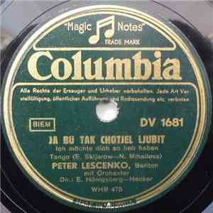 Peter Lescenco - Ja Budu Tak Chotjel Ljubit / Mischa download flac