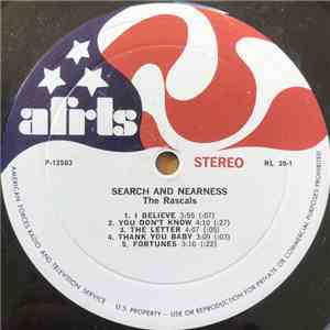 The Rascals / The Hollies - Search And Nearness / Moving Finger download flac