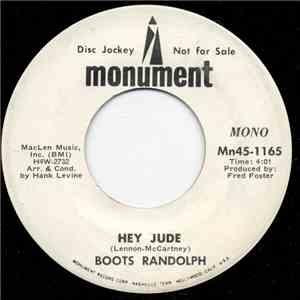 Boots Randolph - Hey Jude / Down Yonder download flac