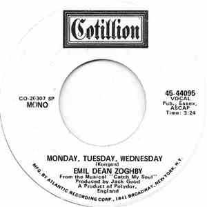 Emil Dean Zoghby - Monday, Tuesday, Wednesday download flac