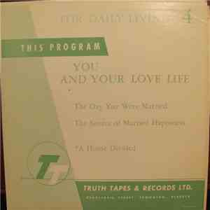 No Artist - For Daily Living: You And Your Love Life Vol.4 download flac