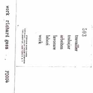 Richard Gess - Work download flac