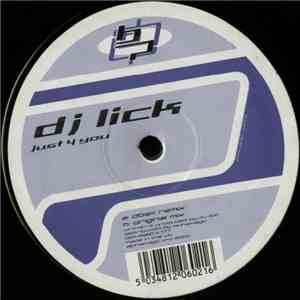 D.J. Lick - Just 4 You download flac