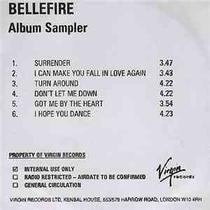 Bellefire - Virgin Album Sampler download flac