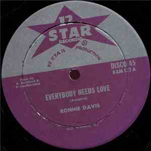 Ronnie Davis / Horace Andy - Everybody Needs Love / Ends Of The World download flac
