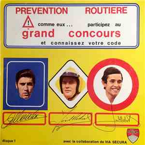 Various, Eddy Merckx, Jacky Ickx, Joël Robert, Georges Pradez, Viviane Mostin - Prévention Routière (Disque Concours N°1) download flac