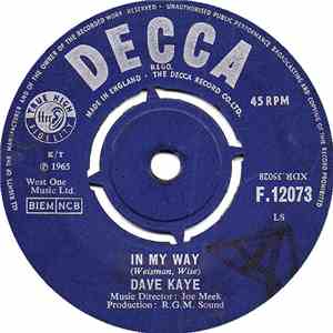 Dave Kaye - In My Way download flac
