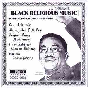 Various - Black Religious Music In Chronological Order 1930-1956 download flac