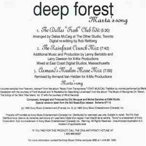 Deep Forest - Marta's Song download flac