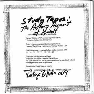 Jamison Williams - Study Tapes: An Artist's Account Of Himself download flac