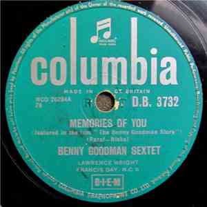 Benny Goodman Sextet / Benny Goodman And His Orchestra - Memories Of You / King Porter Stomp download flac
