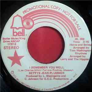 Bettye Jean Plummer - I Remember You Well / I Remember You Well download flac