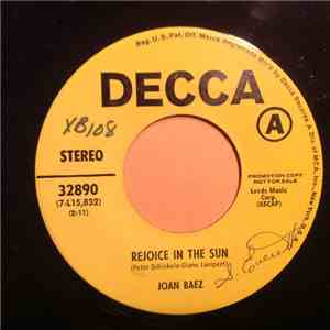 Joan Baez - Rejoice In The Sun / Silent Running download flac