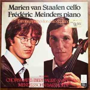 Marien Van Staalen & Frédéric Meinders - Famous Pieces For Cello & Piano download flac
