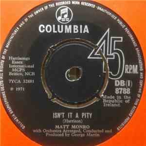 Matt Monro - Isn't It A Pity download flac