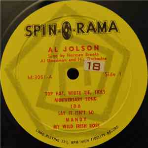 Norman Brooks - Al Jolson Sung By Norman Brooks download flac