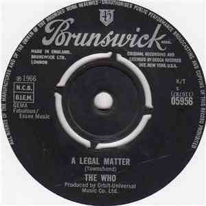 The Who - A Legal Matter download flac