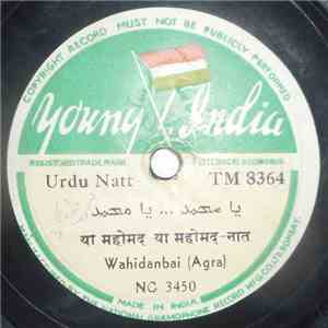 Wahidanbai (Agra) - Urdu Natt download flac