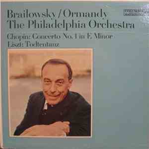 Brailowsky / Ormandy, The Philadelphia Orchestra - Chopin: Concerto No. 1 In E Minor · Liszt: Todtentanz download flac