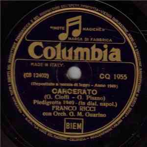 Franco Ricci - Carcerato / Malavita! download flac
