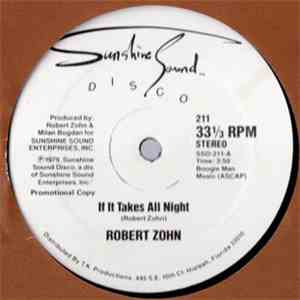 Robert Zohn - If It Takes All Night download flac