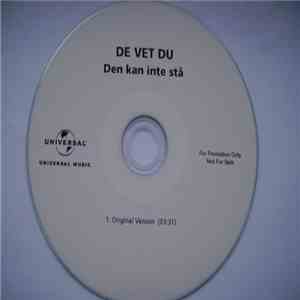 De Vet Du - Den Kan Inte Stå download flac
