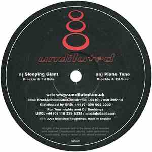 DJ Brockie & Ed Solo - Sleeping Giant b/w Piano Tune download flac