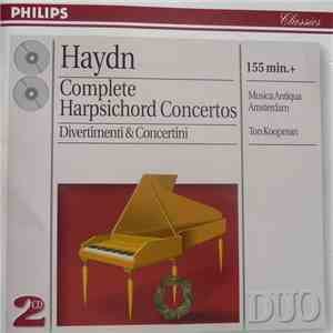 Haydn, Ton Koopman - Complete Harpsichord Concertos: Divertimenti & Concertini download flac