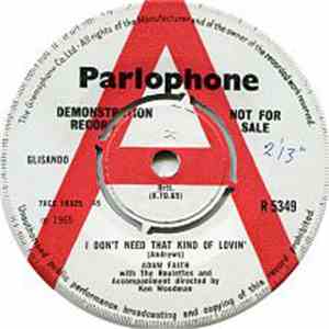 Adam Faith With The Roulettes - I Don't Need That Kind Of Lovin' download flac
