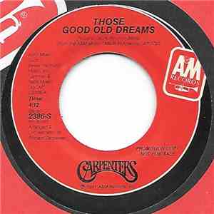 Carpenters - Those Good Old Dreams download flac