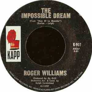 Roger Williams  - The Impossible Dream / If You Go (Si Tu Partais) download flac