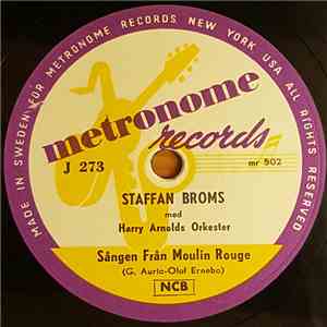 Staffan Broms Med Harry Arnolds Orkester - Sången Från Moulin Rouge / Lova Ingenting download flac