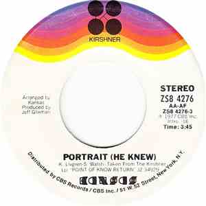 Kansas  - Portrait (He Knew) / Lightning's Hand FLAC album