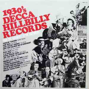 Various - 1930's Decca Hillbilly Records - Additional Album download flac