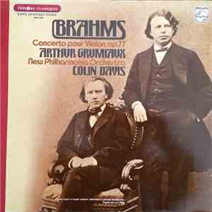 Brahms, Arthur Grumiaux, New Philharmonia Orchestra, Colin Davis - Concerto Pour Violon, Op. 77 download flac