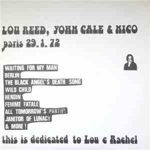 Lou Reed, Yohn Cale & Nico - Paris 29.1.72 download flac