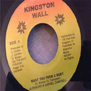 Al Pancho & Cornell Campbell - Want You From A Baby / Queen Of The Minstrel download flac