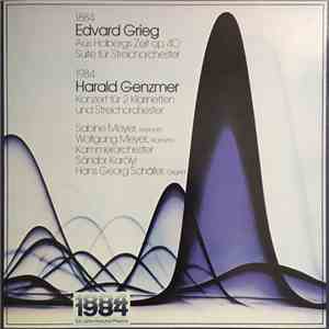 Edvard Grieg, Harald Genzmer - 1984 - 100 Jahre Hoechst Pharma - Aus Holbergs Zeit Op.40 / Konzert Für 2 Klarinetten Und Streichorchester download flac