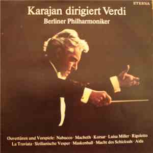 Karajan Dirigent Verdi - Berliner Philharmoniker - Karajan Dirigent Verdi (Ouvertüren Und Vorspiele) download flac
