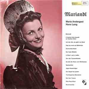 Maria Andergast, Hans Lang - Mariandl download flac