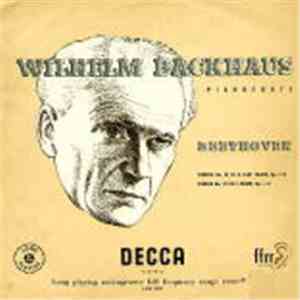 Beethoven - Wilhelm Backhaus - Sonata No. 31 In A Flat Major, Op. 110 / Sonata No. 32 In C Minor, Op. 111 download flac