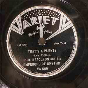 Phil Napoleon And His Emperors Of Rhythm - That's A Plenty / Swing Patrol download flac