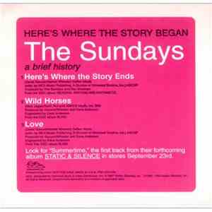 The Sundays - Here's Where The Story Began (A Brief History) FLAC album