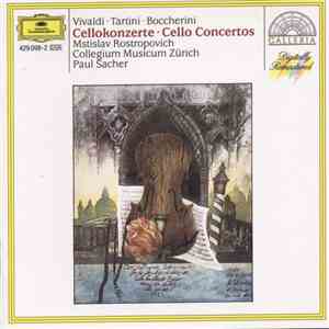 Vivaldi • Tartini • Boccherini, Mstislav Rostropovich, Collegium Musicum Zürich, Paul Sacher - Cellokonzerte • Cello Concertos download flac